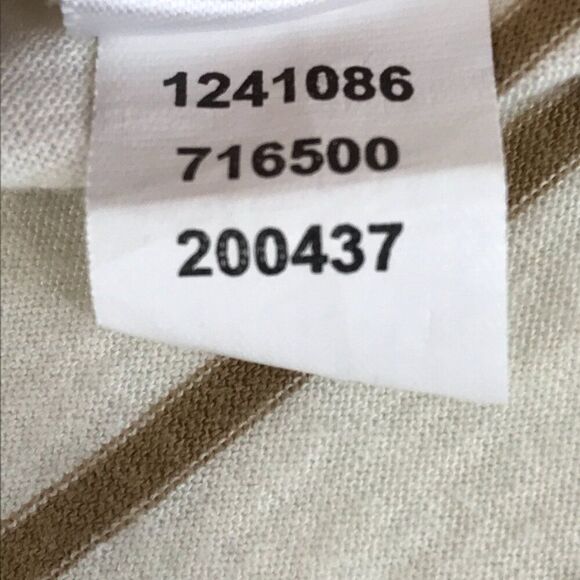 J. Jill Pima Floral Stripe Knit Top Women's Small Cotton Blend Stretch Casual - Picture 12 of 12